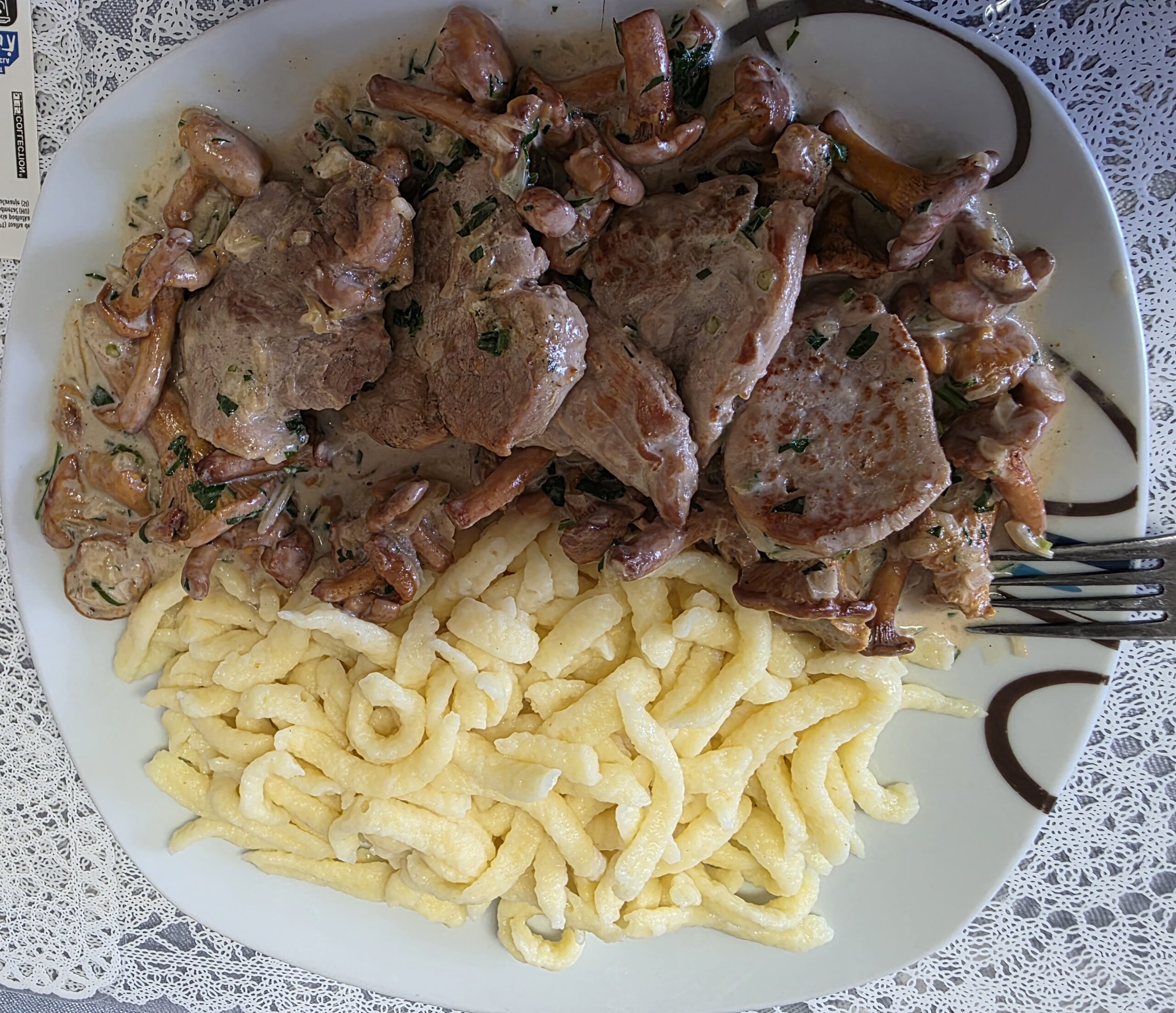 Schweinemedaillons mit Pfifferlingen